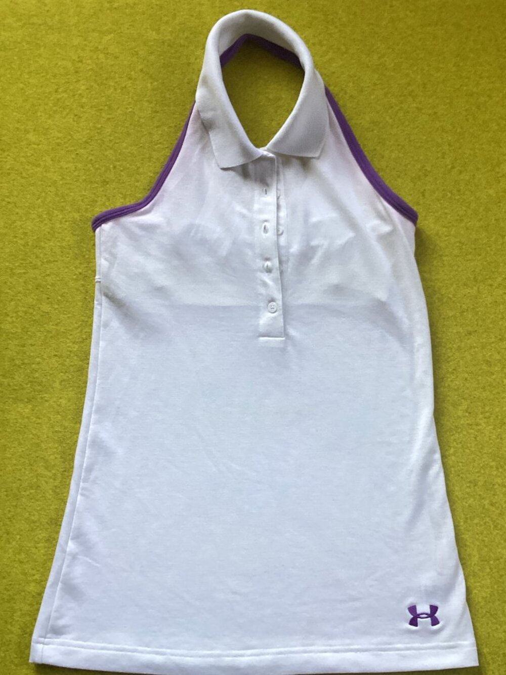Under Armour halter style golf polo shirt size M